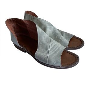 Free People Gray Open-Toe Sandals